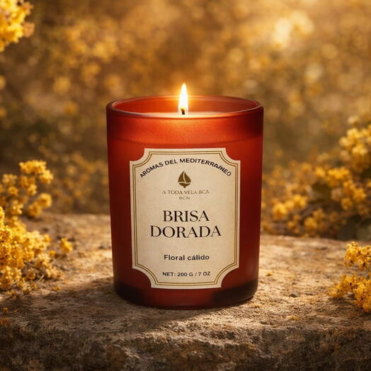 VELA PERFUMADA "BRISA DORADA"
