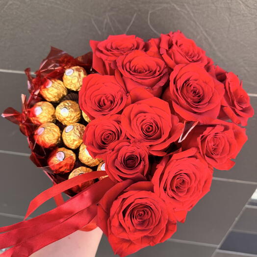 Caja Corazon con bombones