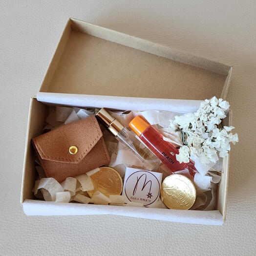 Pack de regalo mini para la cartera - color caramelo