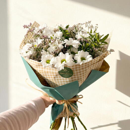 Ramo de Margaritas Blancas Silvestre Natural