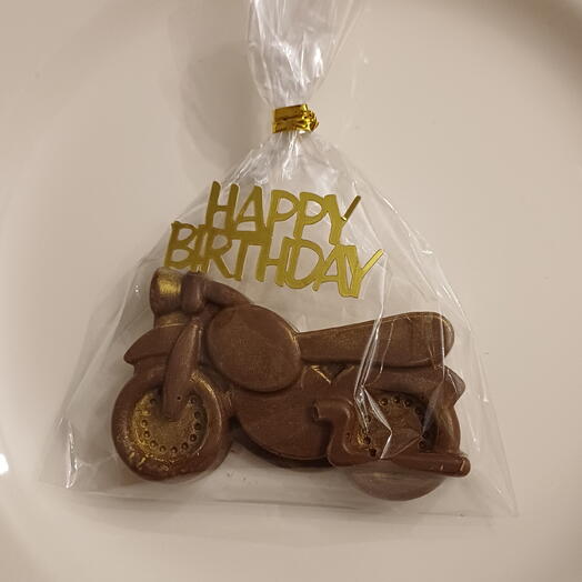 Detalles dulces de Vehiculos para cumpleanos-Chocolate con leche Hecho a Mano