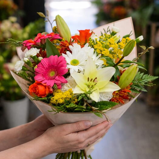 Ramo de flores de temporada