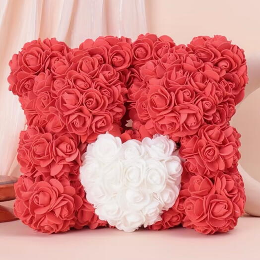 🧸 Osos Abrazados de Rosas