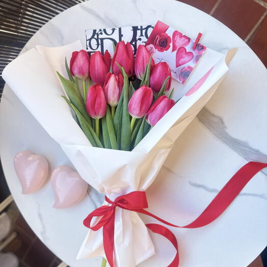 Ramo sorpresa - 10 Tulipanes