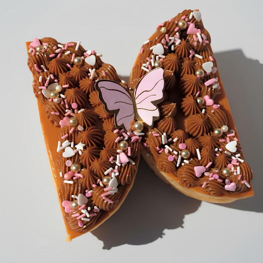 Chocoflan Butterfly