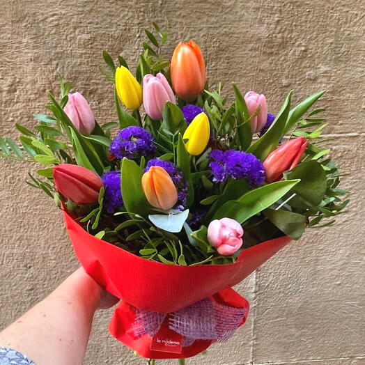 Ramo de tulipanes mixt