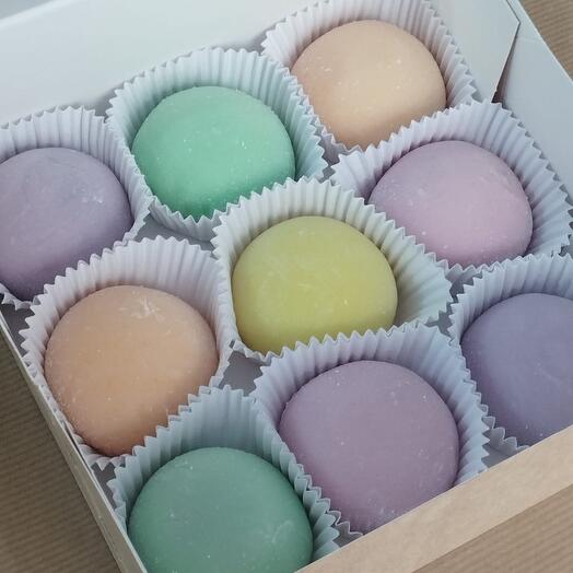 Juego de Mochi, 9 piezas, surtido de 5 sabores, disponible en stock