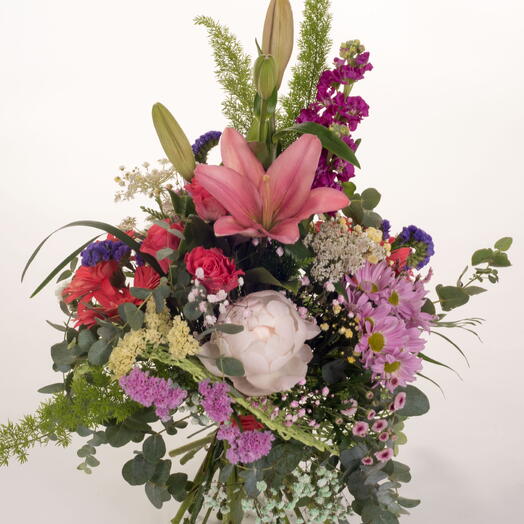Mixed flower bouquet Peony