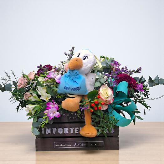 ARREGLO DE FLOR NATALICIO