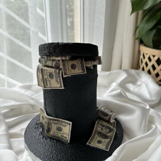 Tarta de terciopelo negro