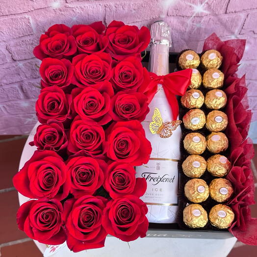 Caja brindis de amor