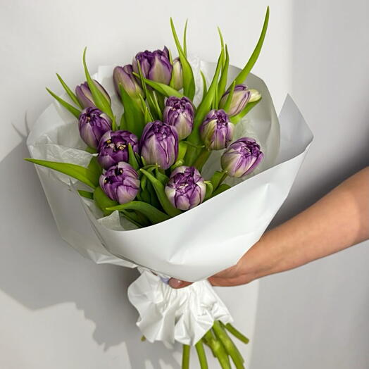 Ramo 15 Tulipanes Lila – Edicion Especial 8 Marzo Dia de la Mujer