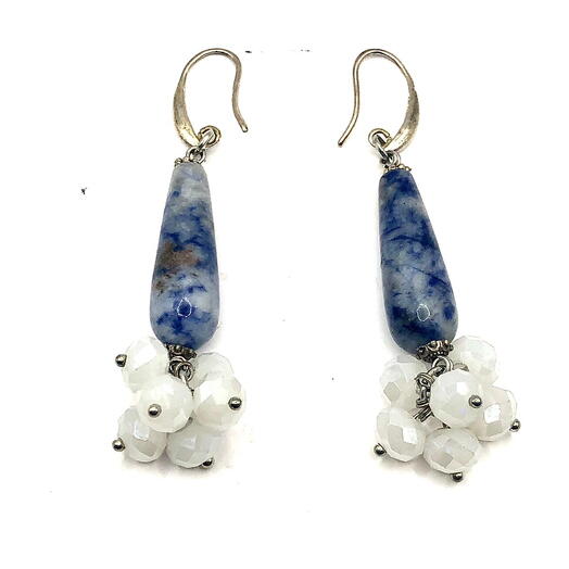 Pendientes gotas de Sodalita
