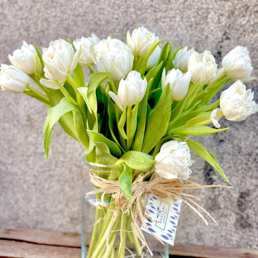Ramo de Tulipanes Blancos