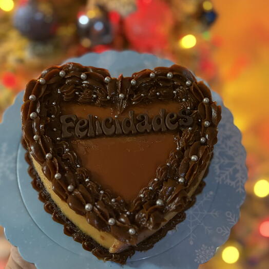 Mini Chocoflan of Heart