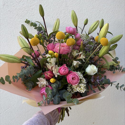 Spring Garden Bliss- flowers are about to open! gorgeous spring mix for any occasion, birthday, get well, just because
