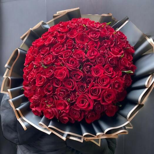 Ramo Fabuloso de 101 Rosas Rojas – Amor Eterno