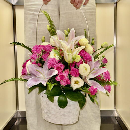 Cesta de sueños y atardeceres