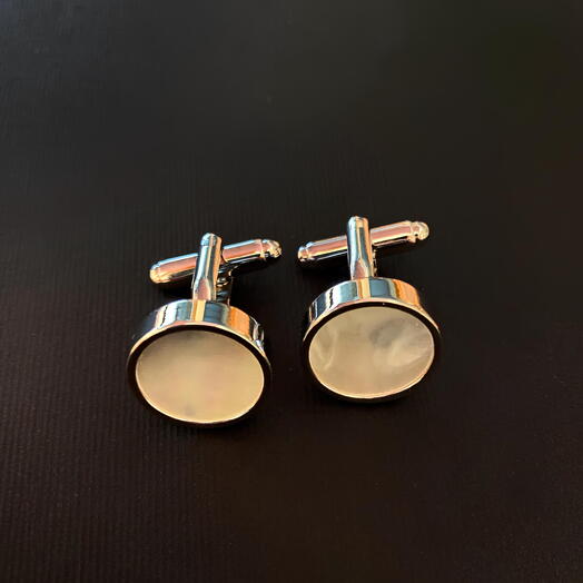 Gemelos perla blanca