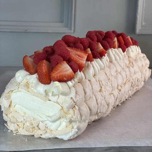 Merengue Rollo Frutos Rojos