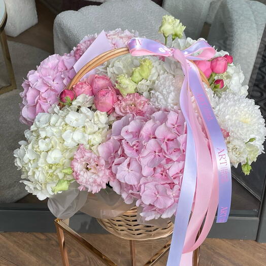 Cute Flowers in basket