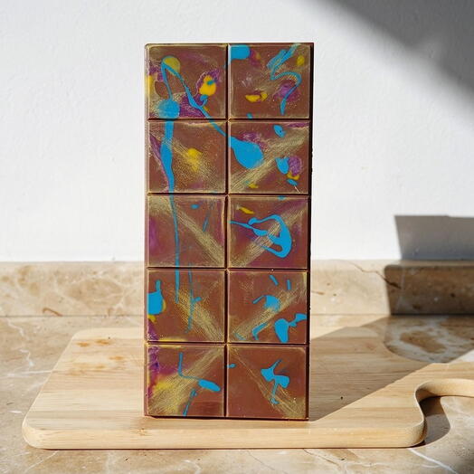 Chocolate artesanal estilo Dubai-tableta premium