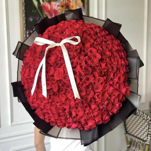 Bouquet Premium de 250 Rosas Rojas – Amor de Lujo