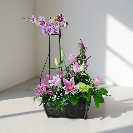 Centro de Orquidea en arreglo floral