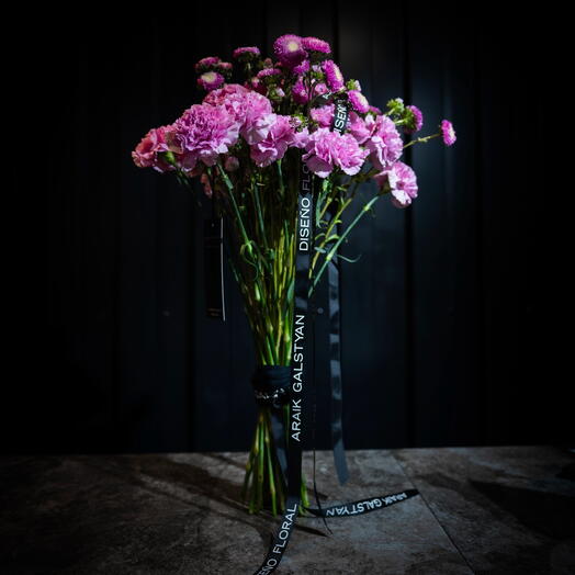 Bouquet of carnations and asters