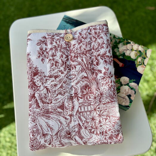 Funda libro Romantica - Granate