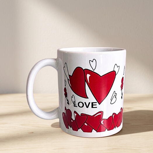 Taza corazones love