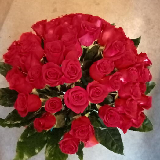 Ramo De 50 Rosas Rojas