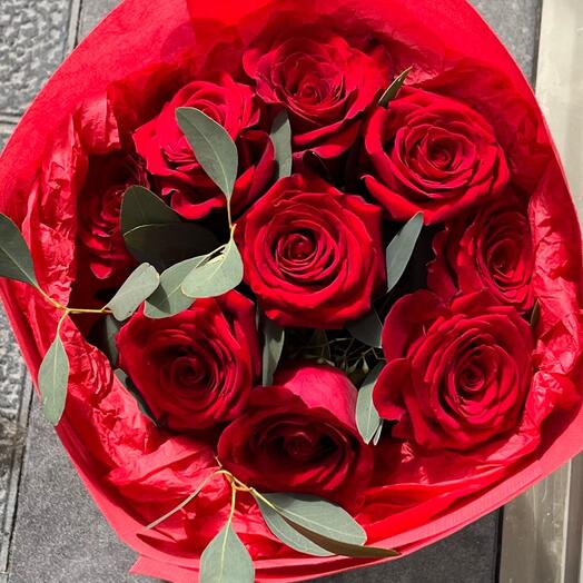 Rosas rojas Totalmente rojas