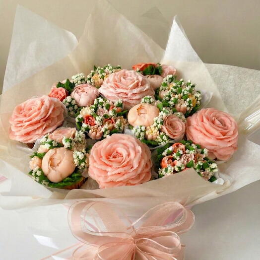 BouqCake Sweet Love Valentines - 12 cupcakes