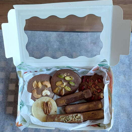 Surtidos artesanales de dulces de chocolate belga