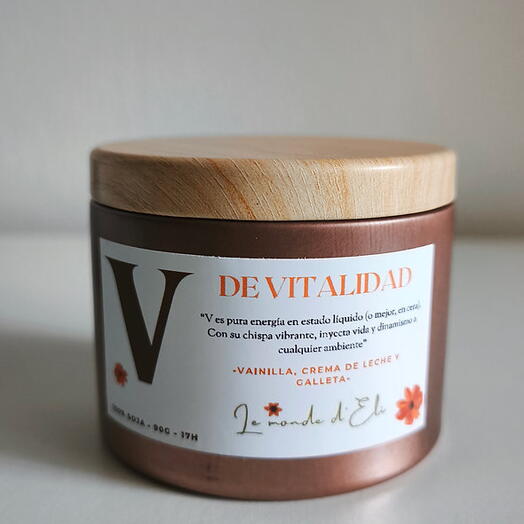Vela aromatica V de Vitalidad 90g