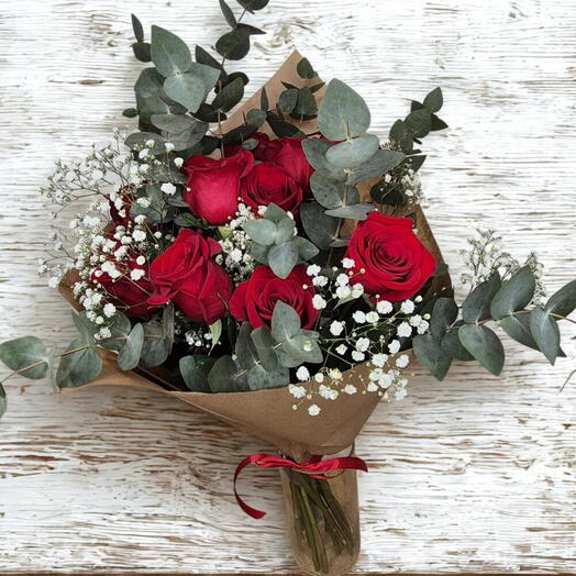 Ramo 12 rosas rojas OFERTA