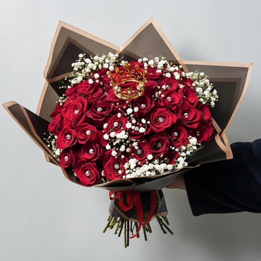 Ramo queen 60 rosas rojas