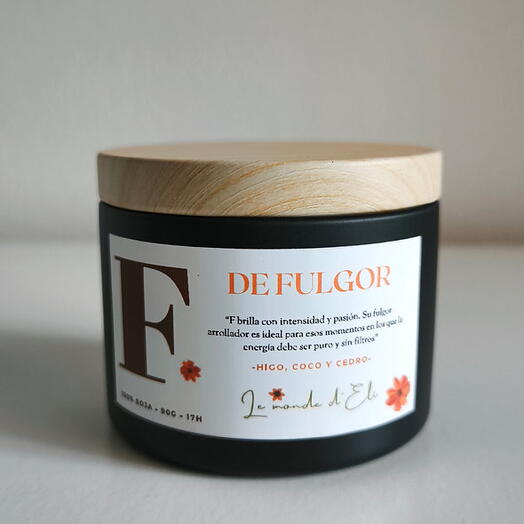 Vela aromatica F de Fulgor 90g