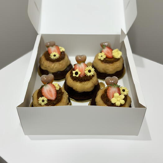 Caja de 5 Chocoflan individual