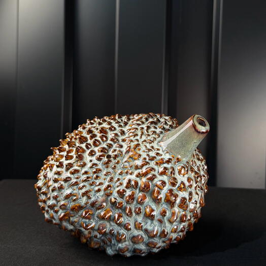 Jarron ceramica Durian marron