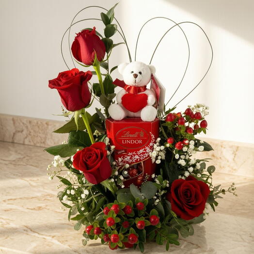 Centro Amore Mio - 4 rosas