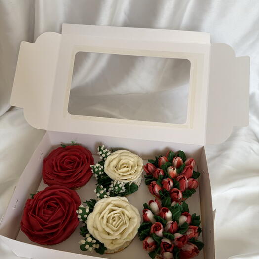 Cupcake flowers