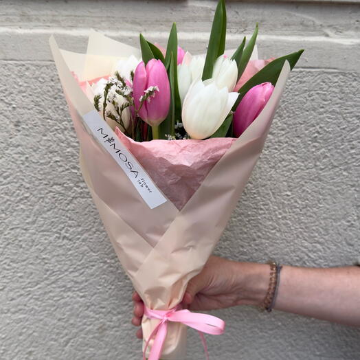 Mini ramo de tulipanes