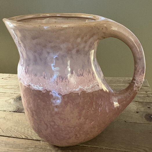 Jarra florero rosado