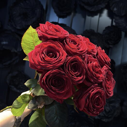 Ramo de 10 rosas rojas