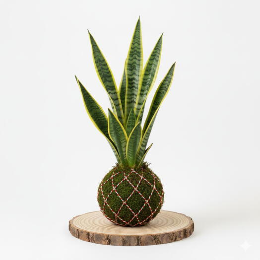 Kokedama Sansevieria