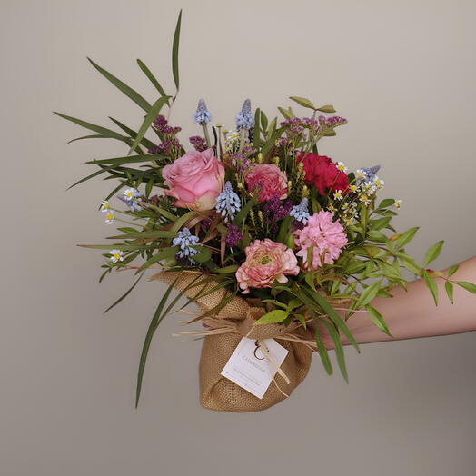 Ramo Bolsa Tonos Rosas