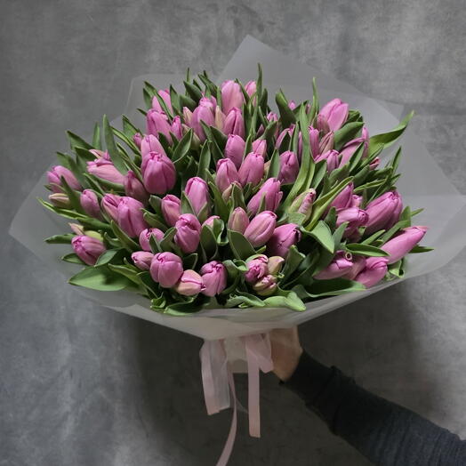 50 tulipanes como en la foto