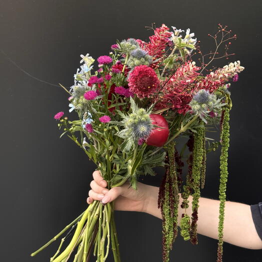 Pasión Salvaje - Ramo Exótico con Flores Silvestres